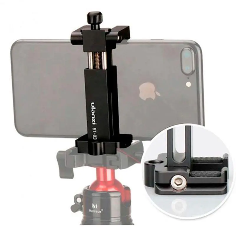 Тримач для телефона Ulanzi Vijim Pocket Arca Swiss Phone Tripod Mount Black UV-0595 ST-03 Black - фото 6