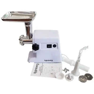 Електрична м'ясорубка Rainberg RB-671 з насадками для соку  - фото 2