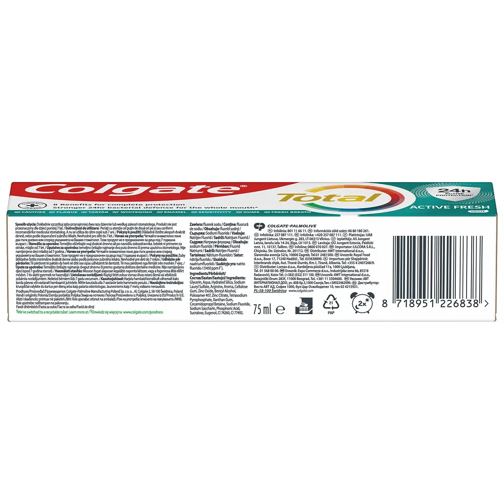 Зубна паста Colgate Total Active Fresh 125 мл - фото 7