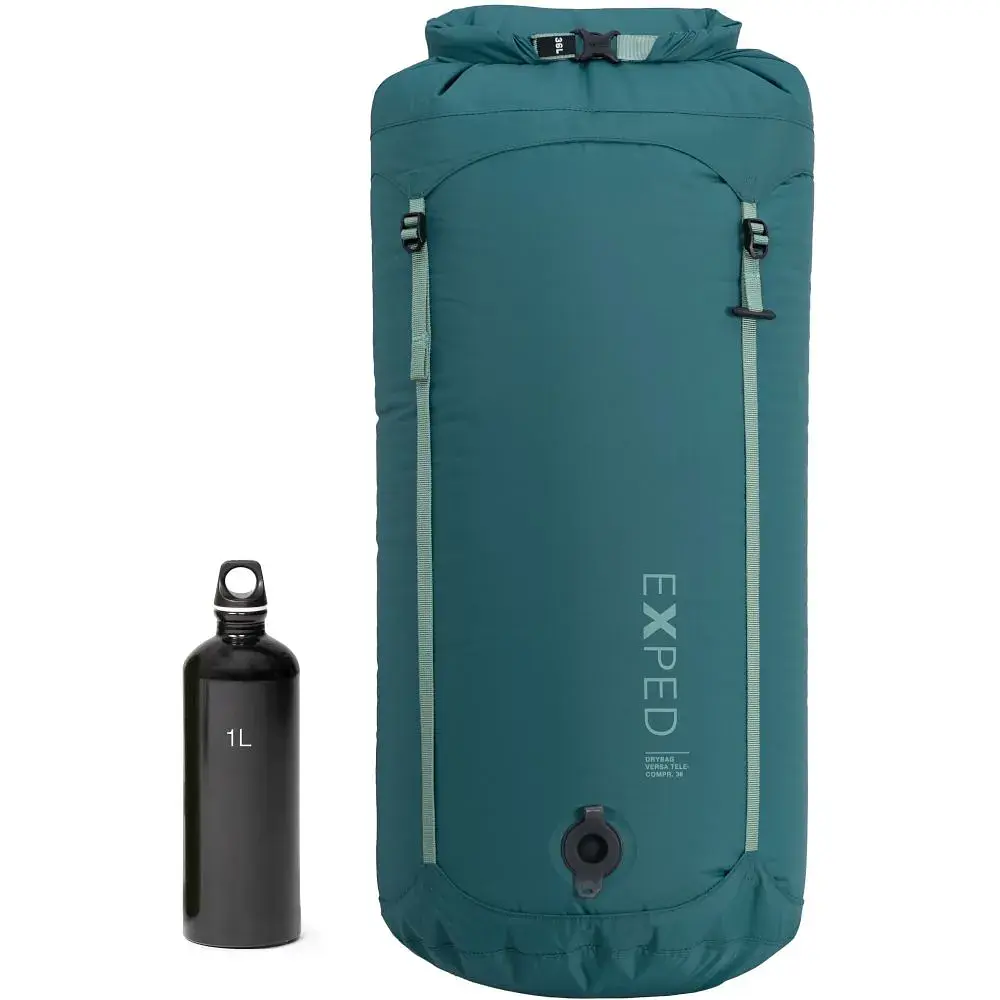 Гермомешок Exped Drybag Versa Telecompression 36 синий - фото 2