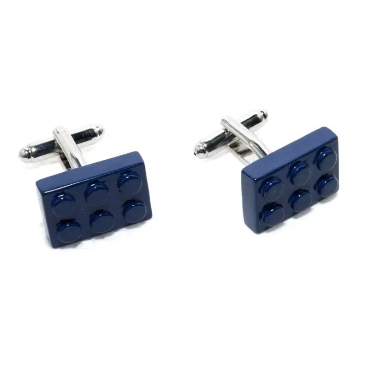 Запонки Конструктор Сині Handmade acs0005851 - фото 3
