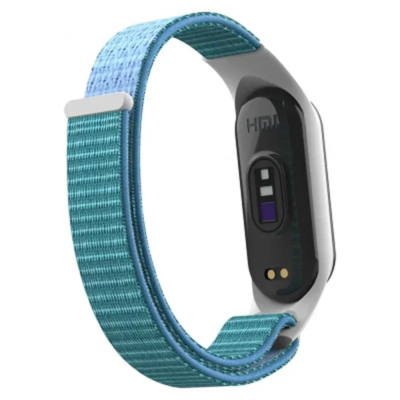 Ремінець до фітнес браслета Armorstandart нейлоновий для Xiaomi Mi Band 7/6/5/4 Light Blue (ARM69066) - фото 2