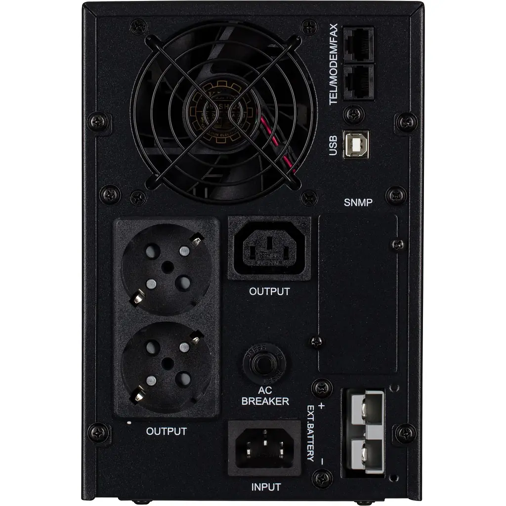 Источник бесперебойного питания 2E PS500L, 500VA/300W, на внешние АКБ 12В, 2xSchuko+1xC13 - фото 3