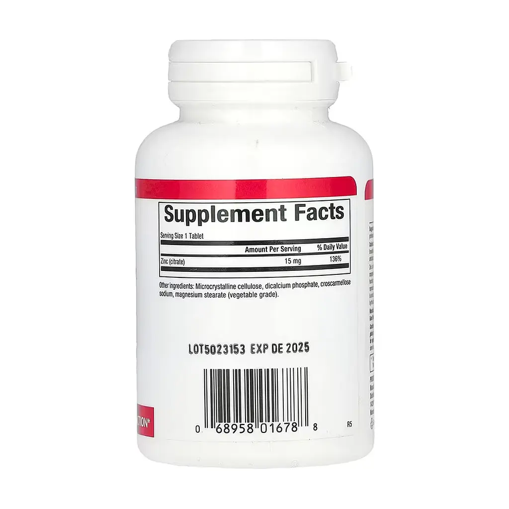 Цинк Natural Factors 15 мг (Citrate) - 30 таблеток, для імунітету - фото 2