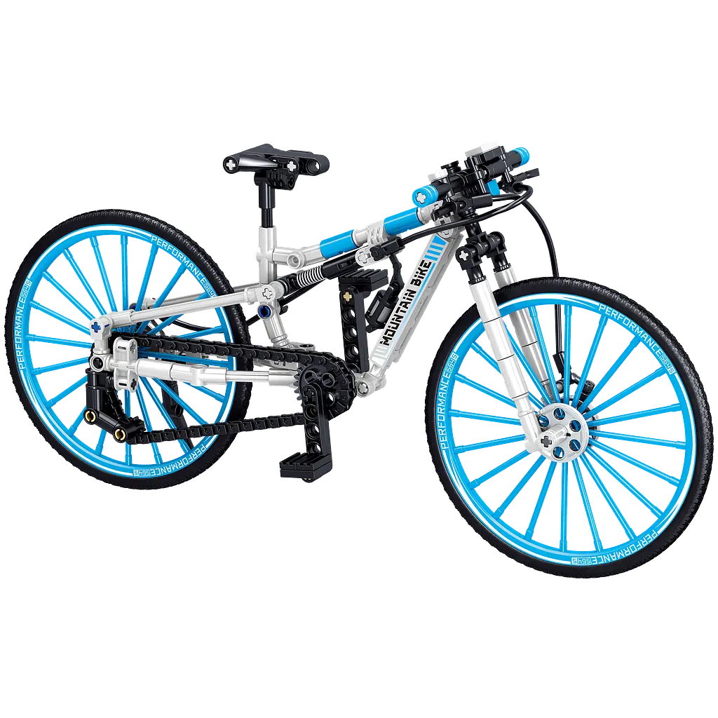 Конструктор велосипед  ZHEGAO MOUNTAIN BIKE  спортивный горный 247 деталей - фото 4