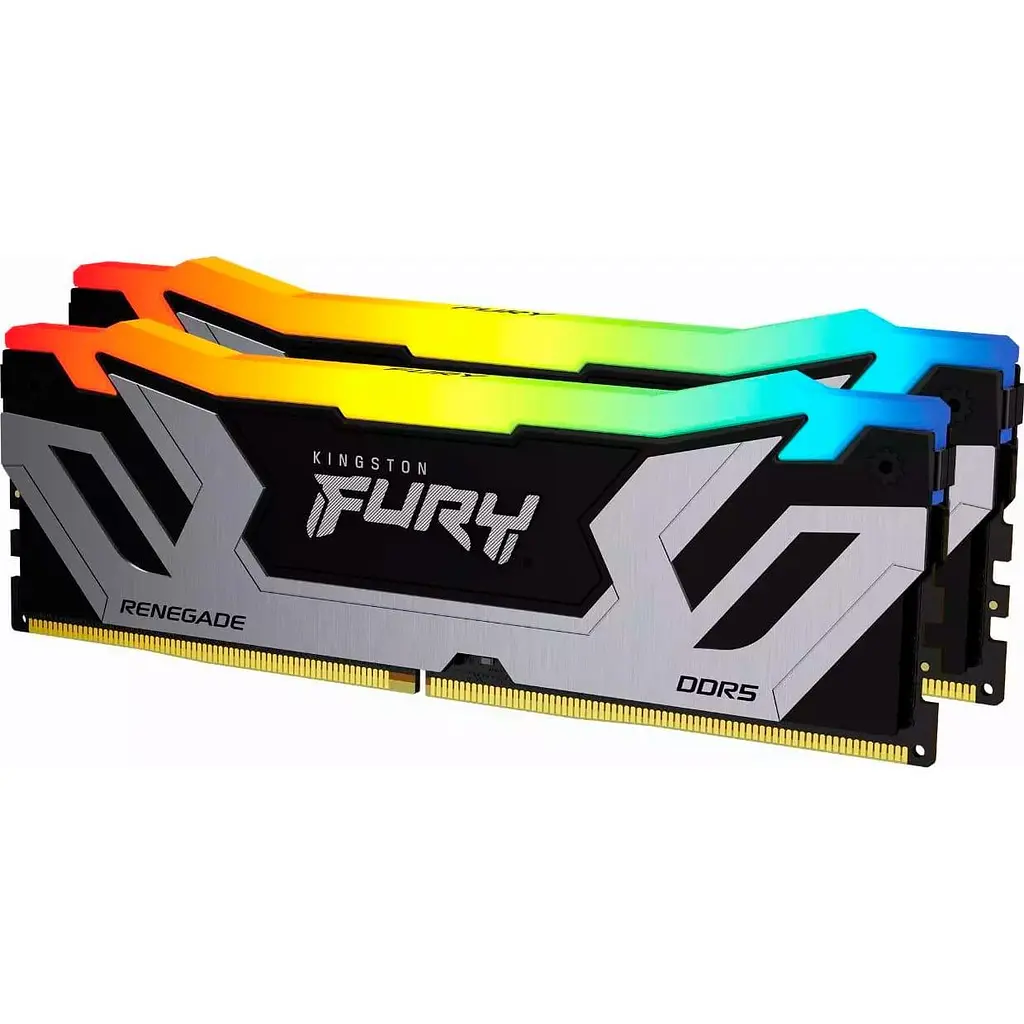 Модуль пам'яті Kingston DDR5 48GB (2x24) Fury 8800Mhz Renegade RGB Silver (KF588CU42RSAK2-48) - фото 2