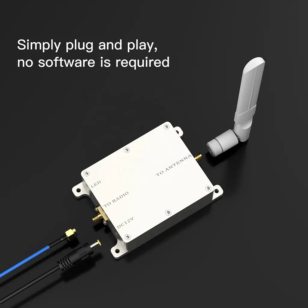 Підсилювач Wi-Fi сигналу з антеною EDUP EP-AB027 2.4 ГГц 5W 37dBm бустер розширювач вайфай FPV (18800) - фото 7
