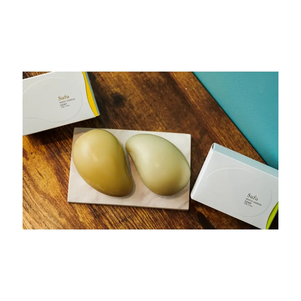 Твердое мыло Pelican Sufu Sweet Sunrise Натуральное С апельсиновым медом и календулой 120 г (4976631813110) - фото 4