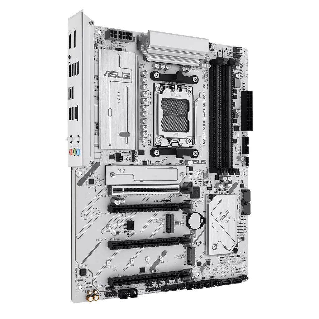Материнская плата Asus B650E Max Gaming Wi-Fi White Socket AM5 (B650E MAX GAMING WIFI W) - фото 2
