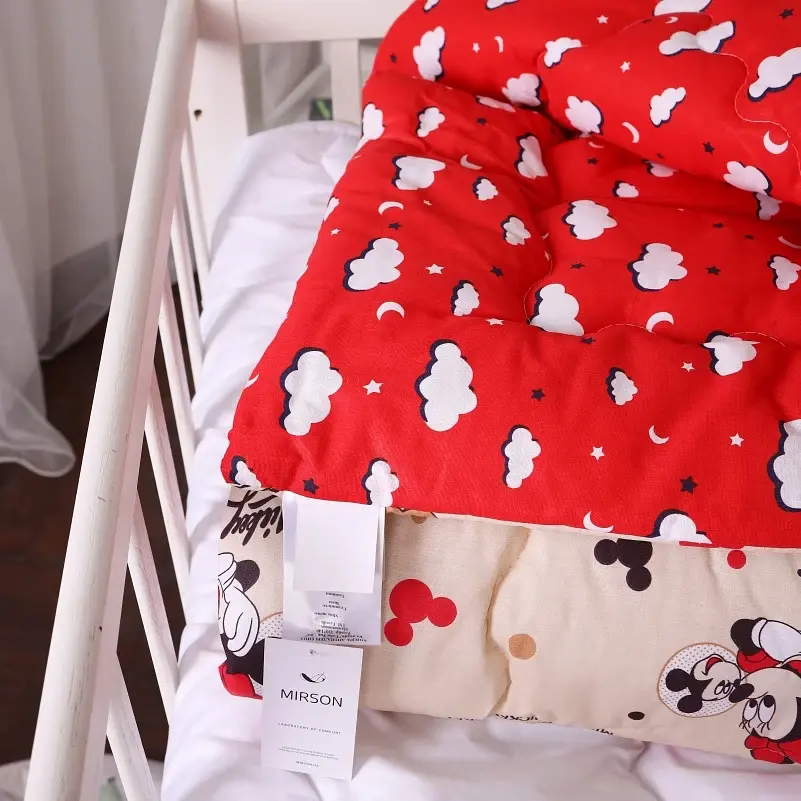 Набір дитячий MirSon зима Kids Time 20-0027 Mine mouse 110x140 см EcoSilk: ковдра з подушкою (2200009664076) - фото 8