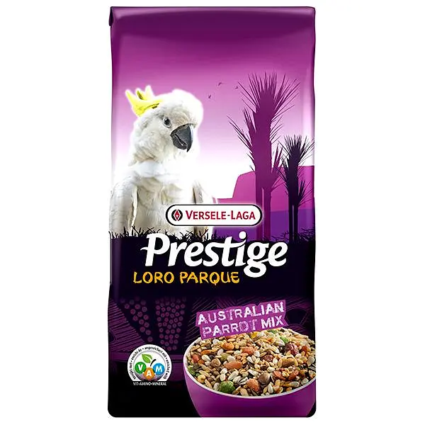 Корм для австралійських великих папуг Versele-Laga Prestige Loro Parque Australian Parrot Mix Версель-лага 15 кг (222133)