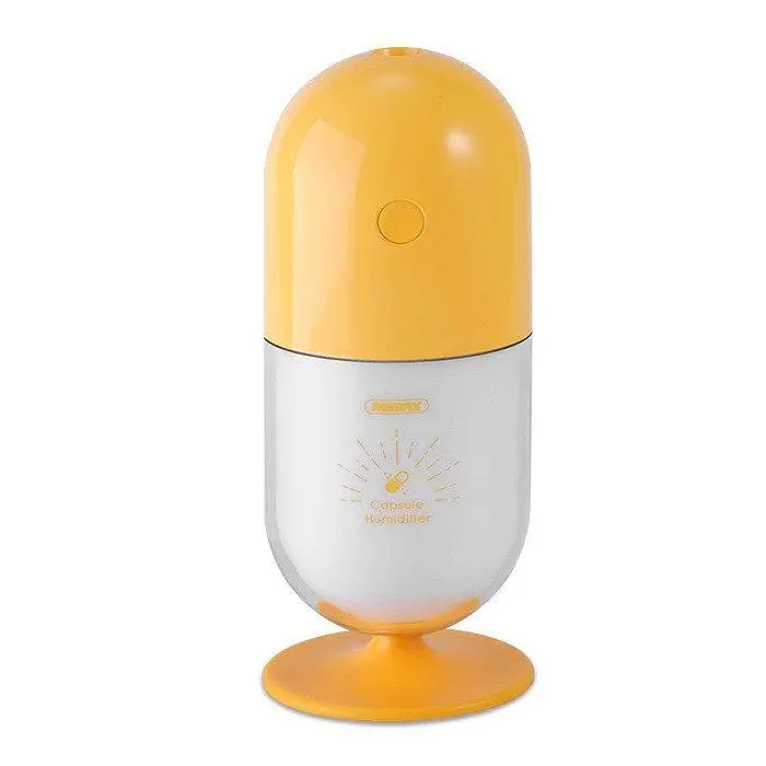 Зволожувач повітря Remax RT-A500 Capsule Mini Humidifier жовтий (6954851281870) - фото 6
