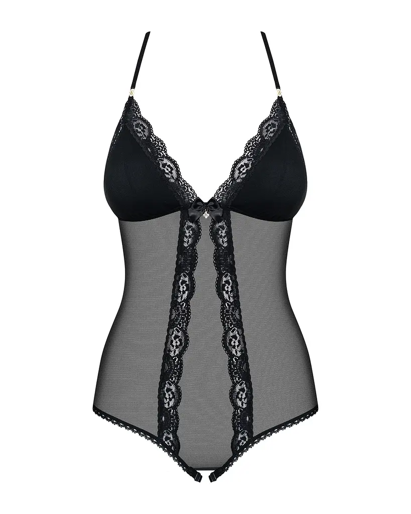 Боді Obsessive 841TED1 Body Black L/XL - фото 3