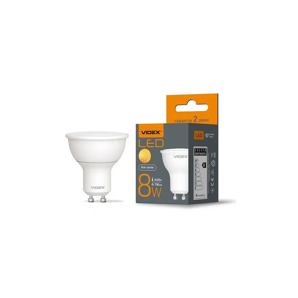 Лампочка Videx MR16e 8W GU10 4100K (VL-MR16e-08104) - фото 2