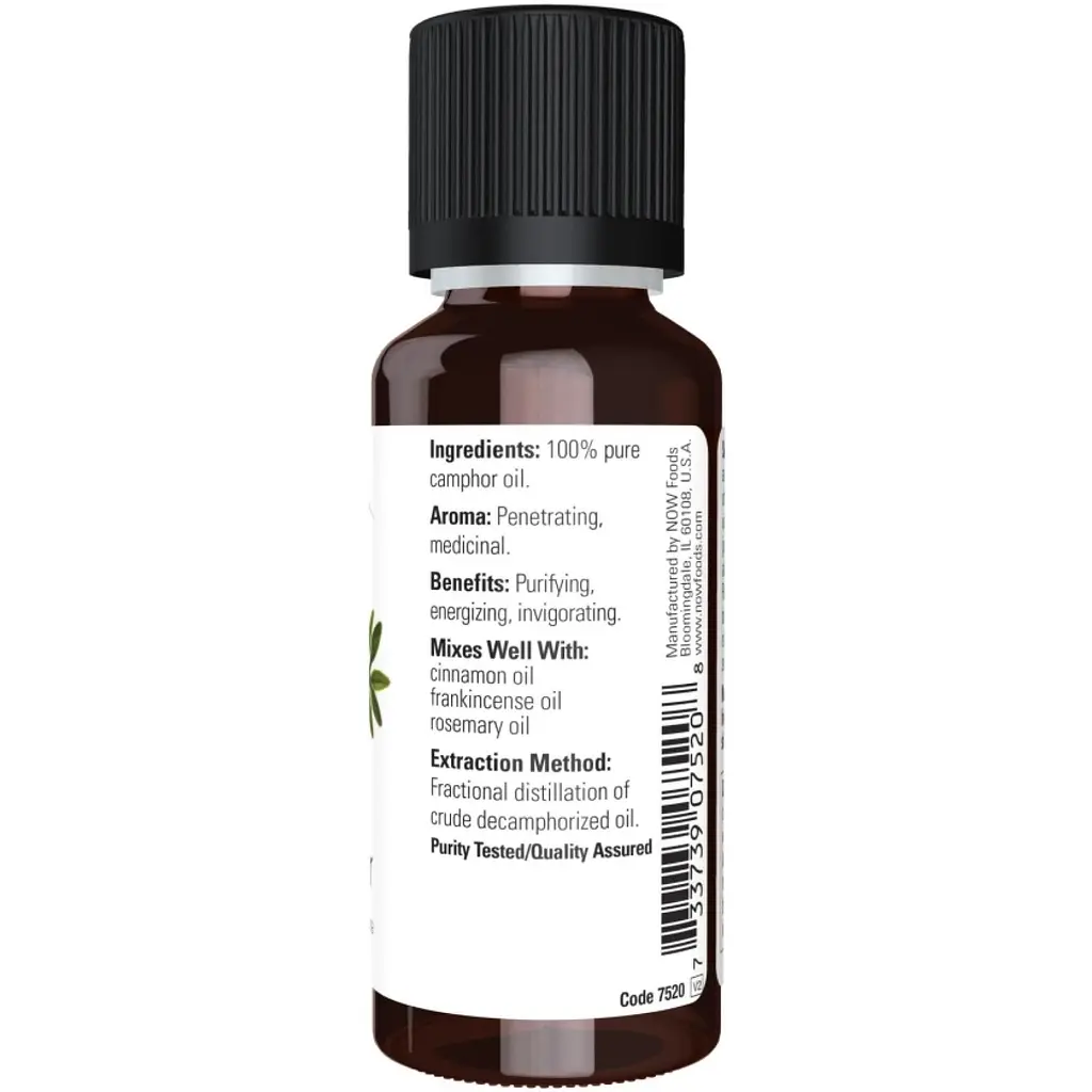 Камфорна олія Now Essential Camphor Oil 30 ml - фото 2