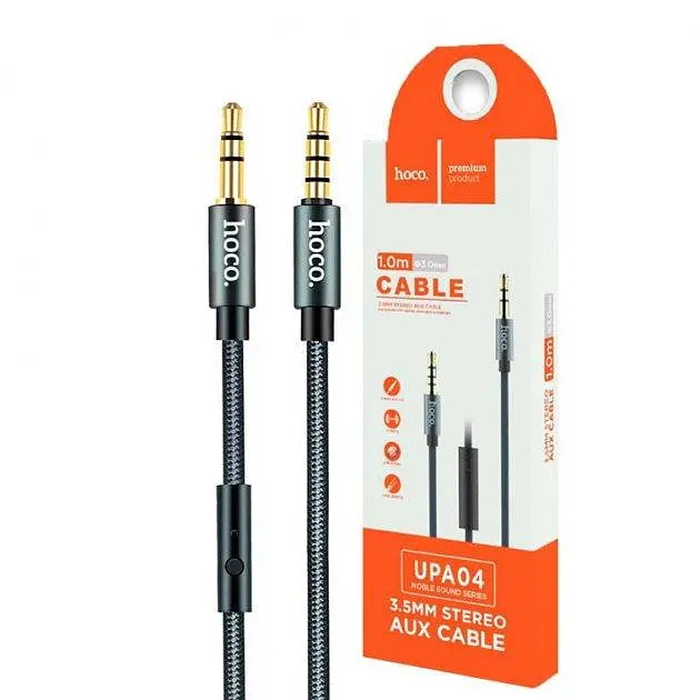 Аудиокабель с микрофоном Hoco Tarnish mini-Jack 3.5mm UPA04 - фото 8