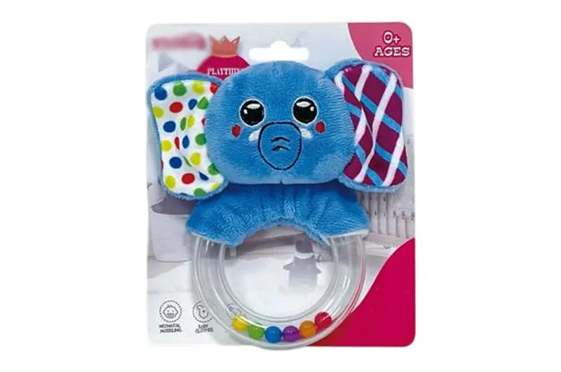 М'яка брязкальце Слоник YC8026 на планшеті р.15x12,5x2 см YG Toys
