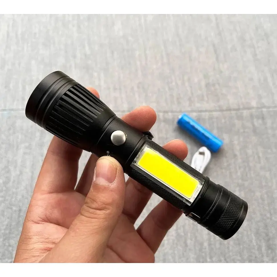 Акумуляторний ліхтар X-Balog BL-W545 1011 CREE T6 світлодіодний ручний Zoom 18650 - фото 4