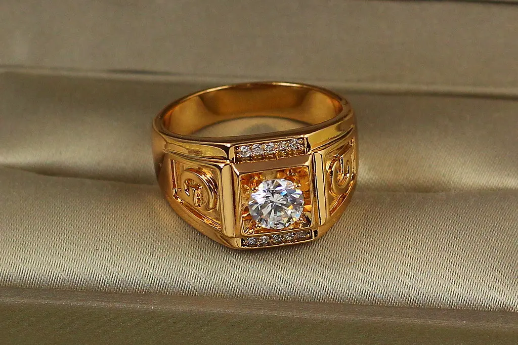 Печатка Xuping Jewelry Георг р 19 золотиста - фото 2