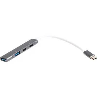 Концентратор Maxxter USB-C to 1xUSB 3.0 + 1xUSB 2.0 + 2xUSB-C (HU3C-4P-03) - фото 2