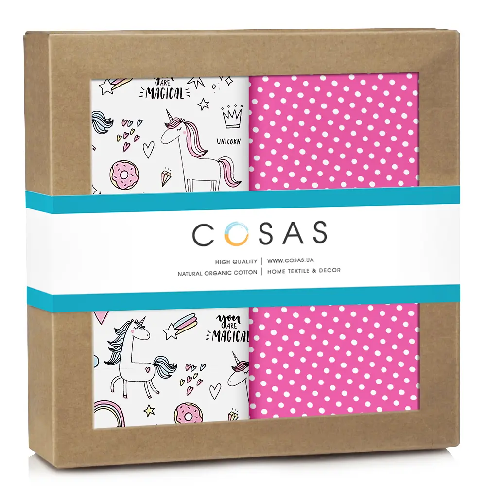 Багаторазові пелюшки дитячі UNICORN CS5 2шт COSAS (4822052127995)