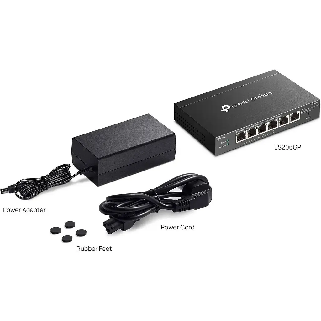 Комутатор TP-Link Omada ES206GP [148452] - фото 6