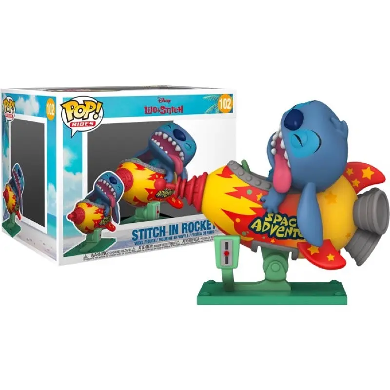 Фигурка Фанко Поп Дисней Лило Стич Стик в ракете Funko Pop Disney Lilo Stitch Stitch in Rocket 10 см DLS SIR 102 - фото 2