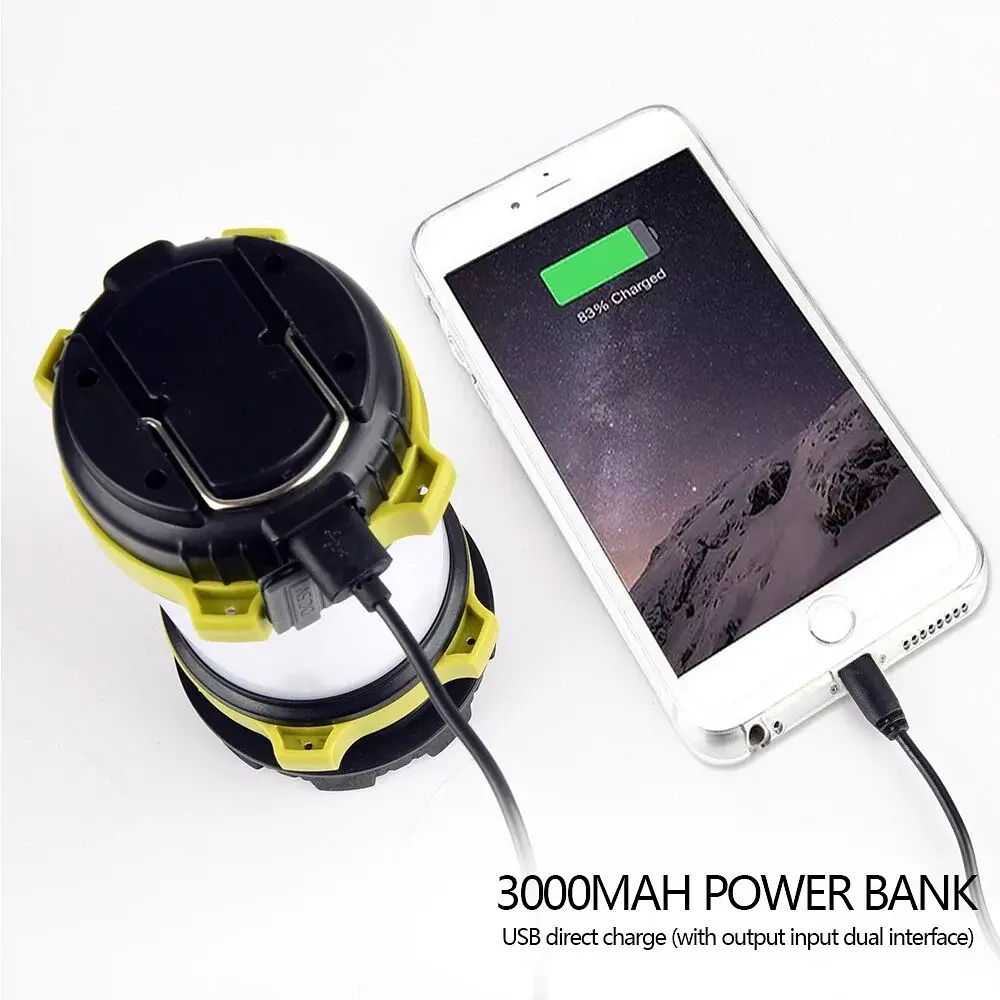 Кемпінговий акумуляторний ліхтар світильник HC-260 + Powerbank - фото 9