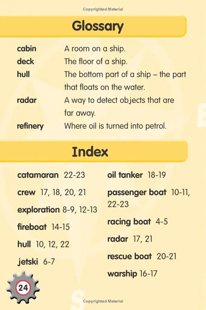 I Love Reading. 550 Words. Amazing Boats - - фото 7