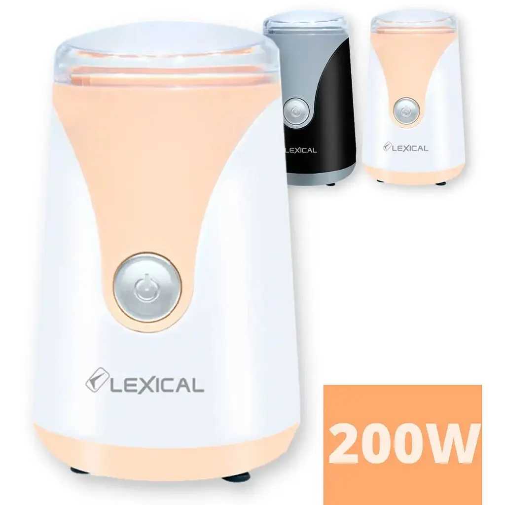 Кавомолка Lexical LCG-0702 роторна для дому та офісу 50 г 200 Вт біла (LCG-0702_408) - фото 2