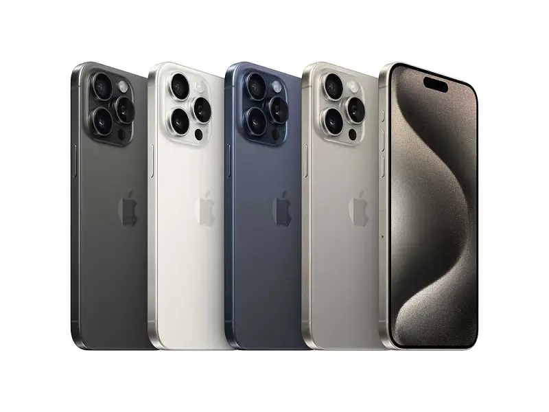 Смартфон Apple iPhone 15 Pro Max 512GB Blue Titanium (MU7F3) - фото 7