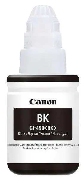 Чернила Canon GI-490 PIXMA G1400/G2400/G3400 Black 135ml (0663C001) - фото 2