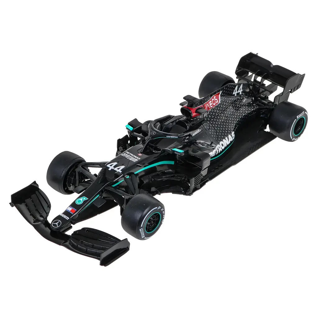 Машинка RASTAR Mercedes-AMG F1 W11 EQ Performance дистанционно управляемая 1:18 черная 98500 - фото 6