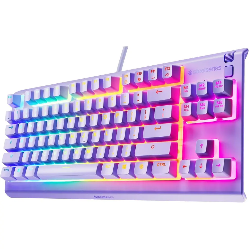 Клавіатура SteelSeries Apex 3 TKL UA Lavender (64940) [145221] - фото 2