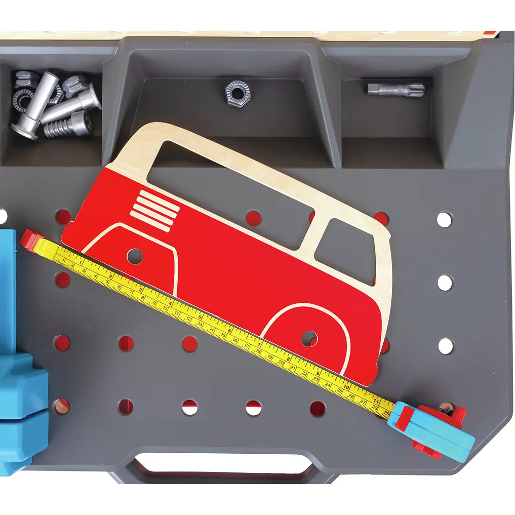 Игрушечный верстак Hape Автомастерская (E3036) - фото 5