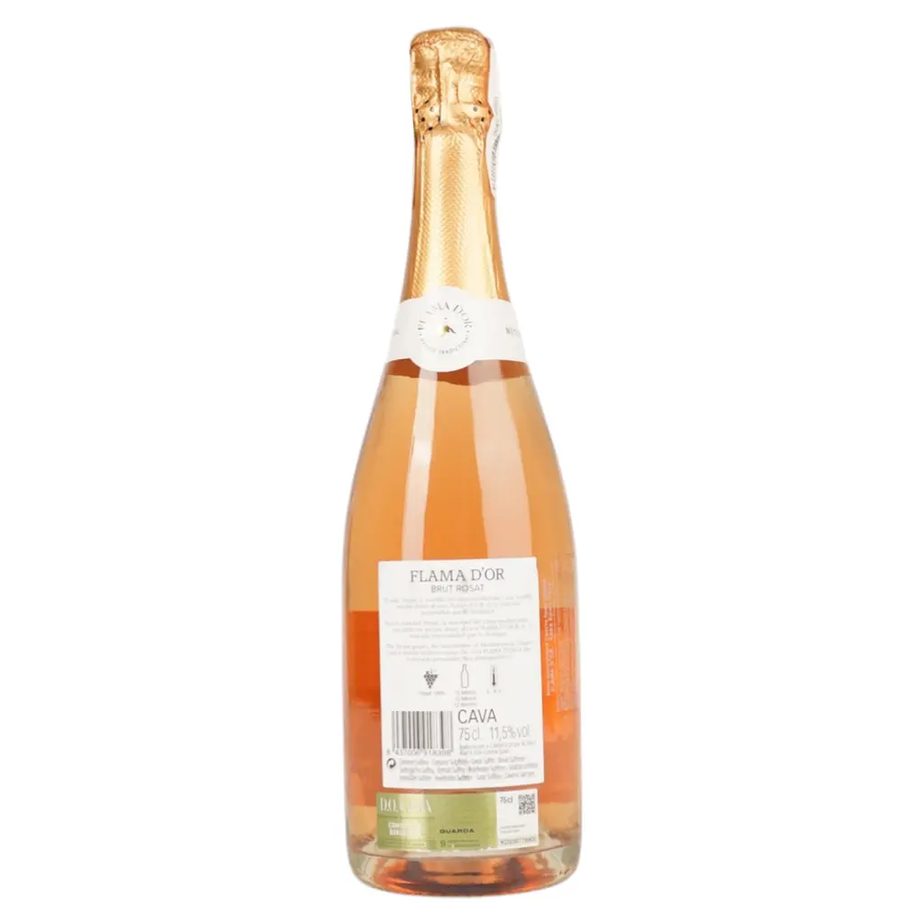 Вино ігристе Flama d'Or Cava Brut Rose рожеве 11.5% 0.75 л - фото 5