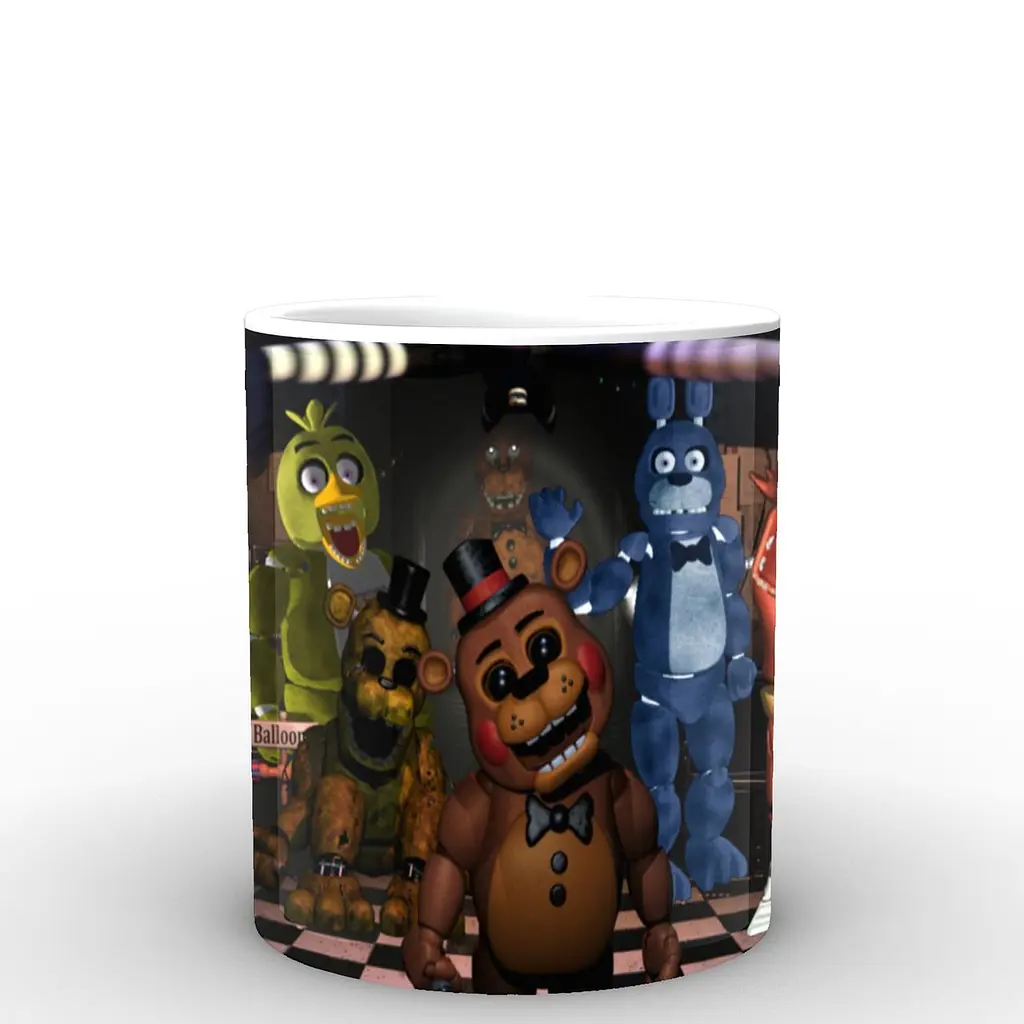 Кружка GeekLand Five Nights At Freddys Пять ночей с Фредди постер FN.02.002.507 330 мл белая - фото 2