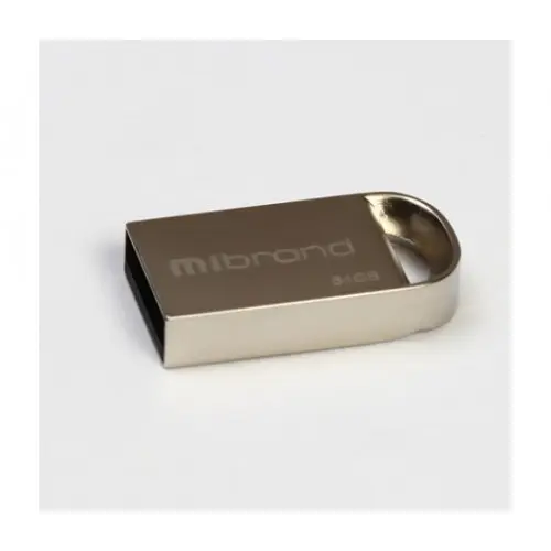 Флешка металлическая Mibrand Lynx 64 GB серебристая (MI2.0/LY64M2S) - фото 3