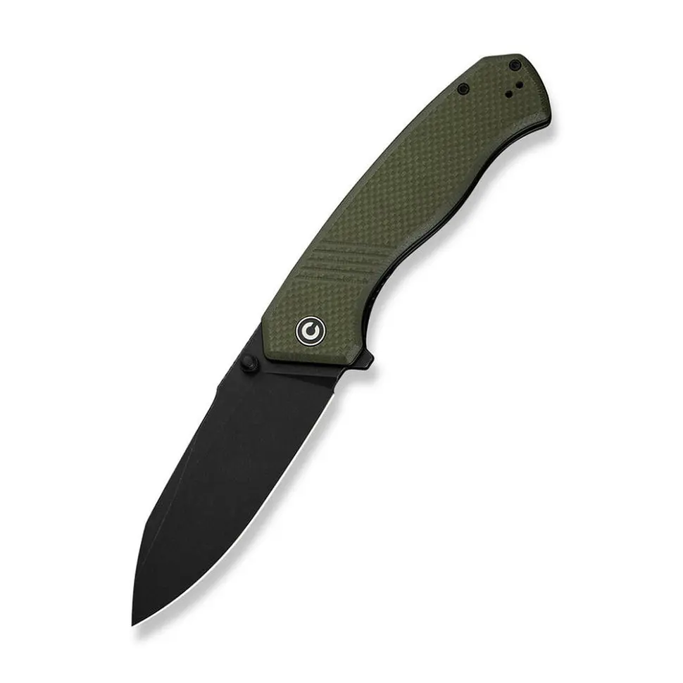 Ніж складаний туристичний Civivi Placoid, (9.3 см) 14C28N / G10 темно-зелений