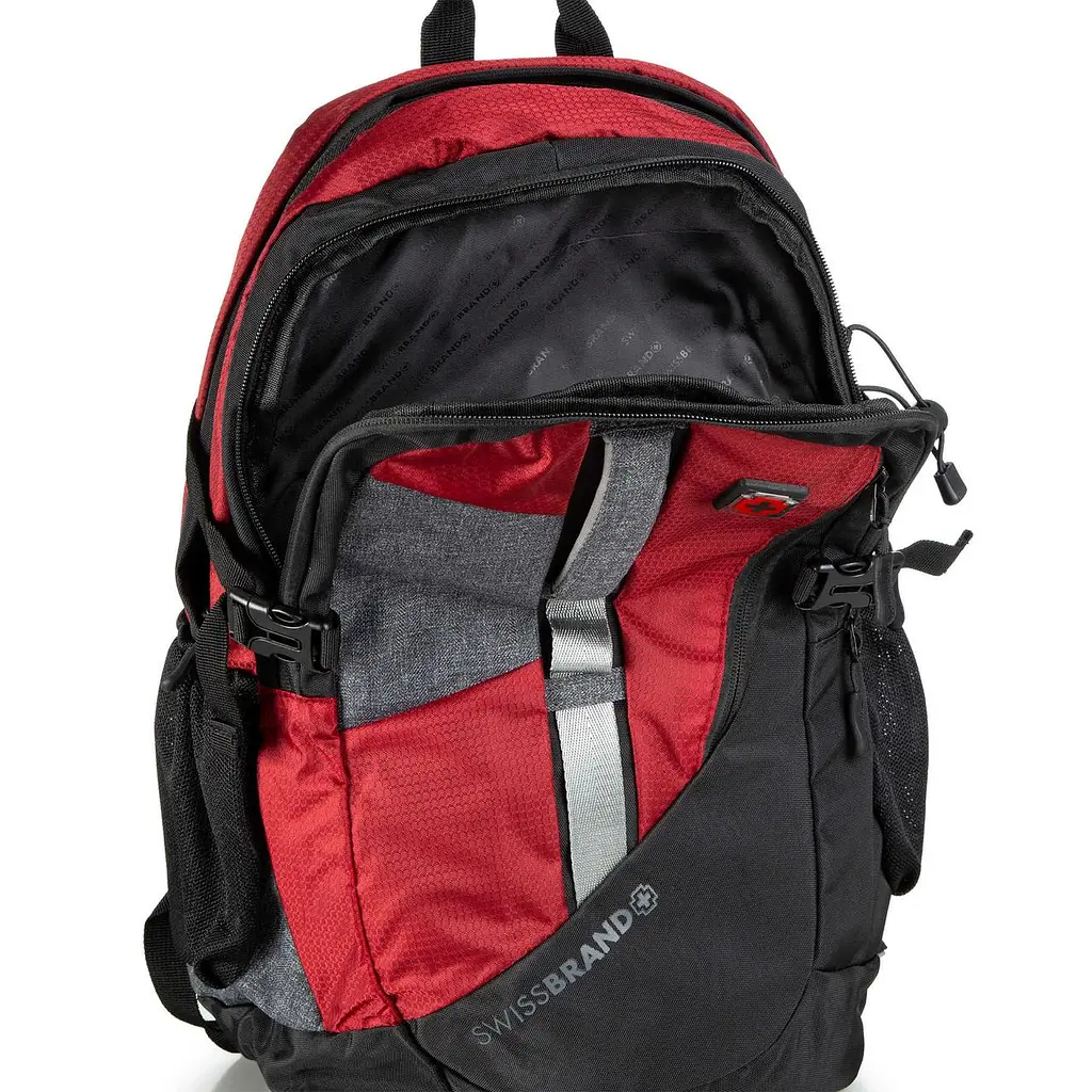 Рюкзак міський Swissbrand Oregon 26 Red (SWB_BLORE201U), Червоний - фото 5