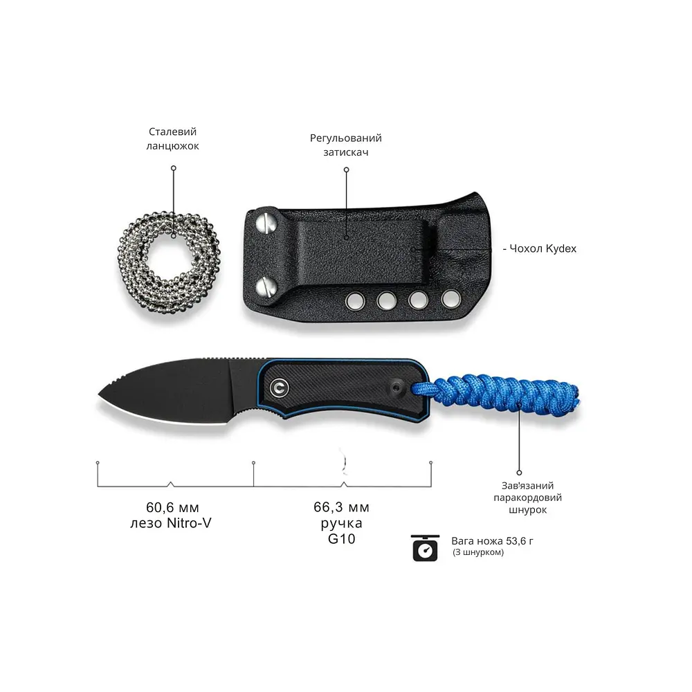 Ніж Civivi Baby Banter Fixed Blade C23045-1 - фото 12