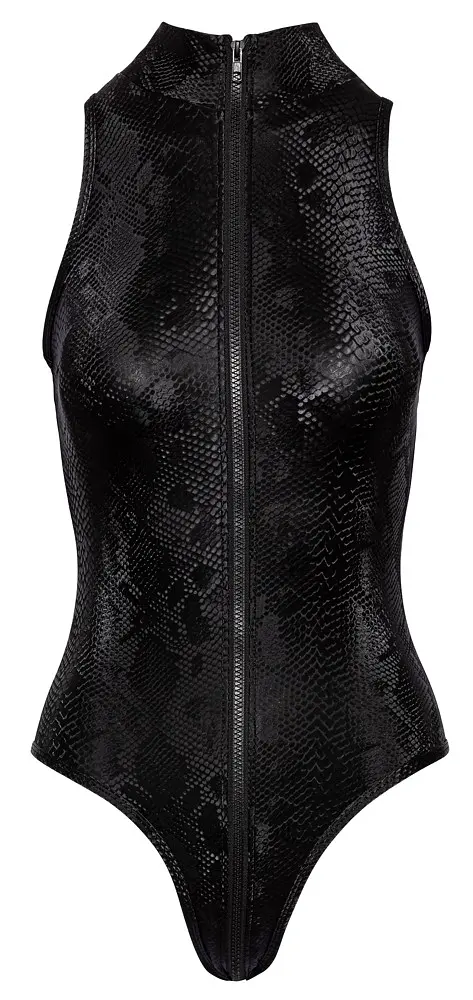 Боді Cottelli Collection Snake чорне L - фото 7