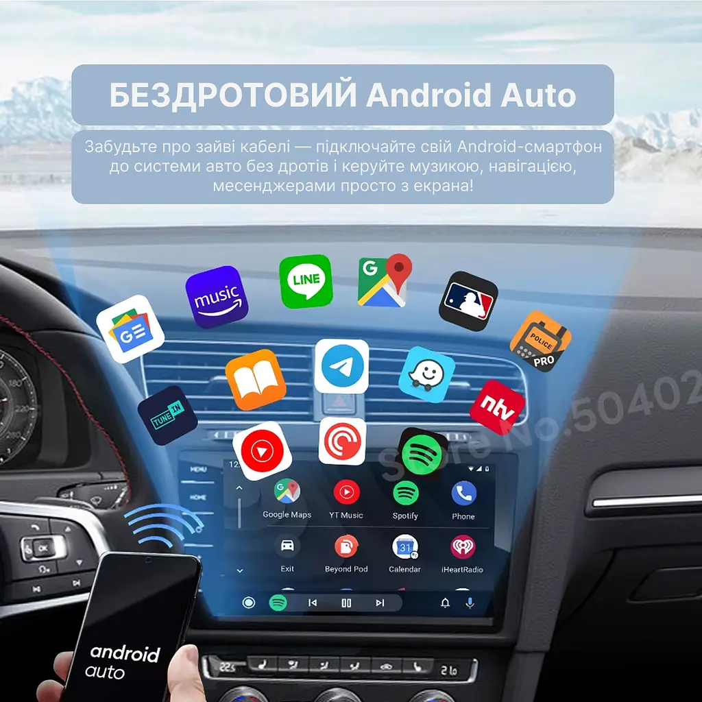 CarlinKit Mini5 Pro — Бездротовий адаптер CarPlay / Android Auto - фото 5