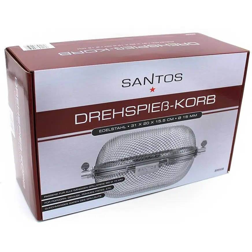 Кошик-сітка для вертела Santos XS для вузьких грилів нержавіюча сталь (899508) - фото 4