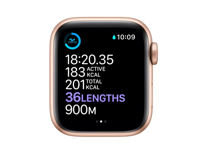 Смарт-годинник Apple Watch Series 6 44mm Gold Aluminum Case with Pink Sand Sport Band (M00E3) - фото 3