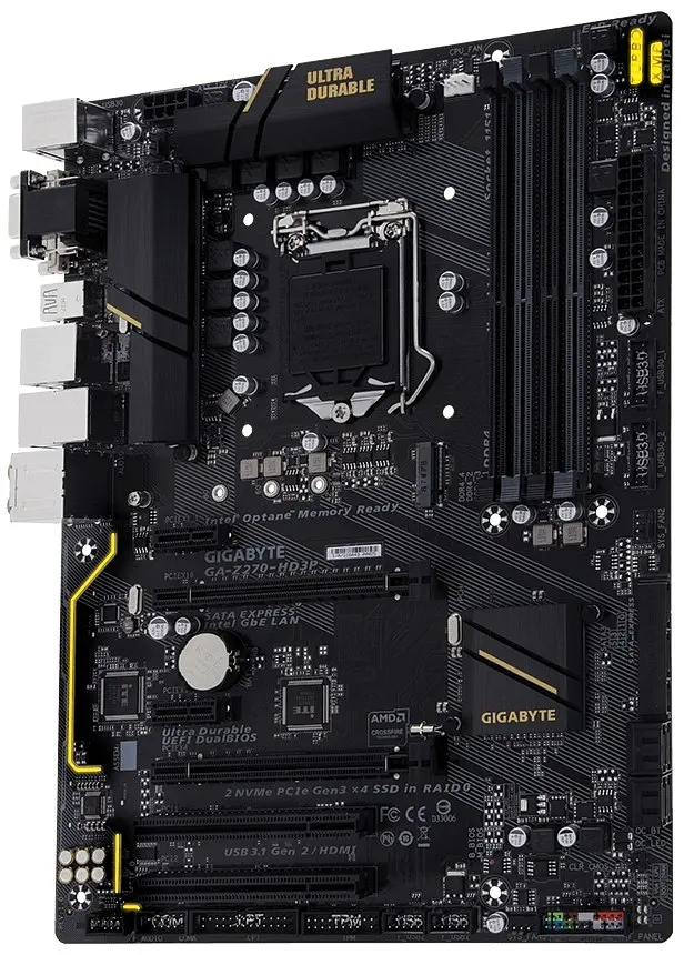Материнська плата Gigabyte GA-Z270-HD3P LGA 1151 (GA-Z270-HD3P) Б/В - фото 2