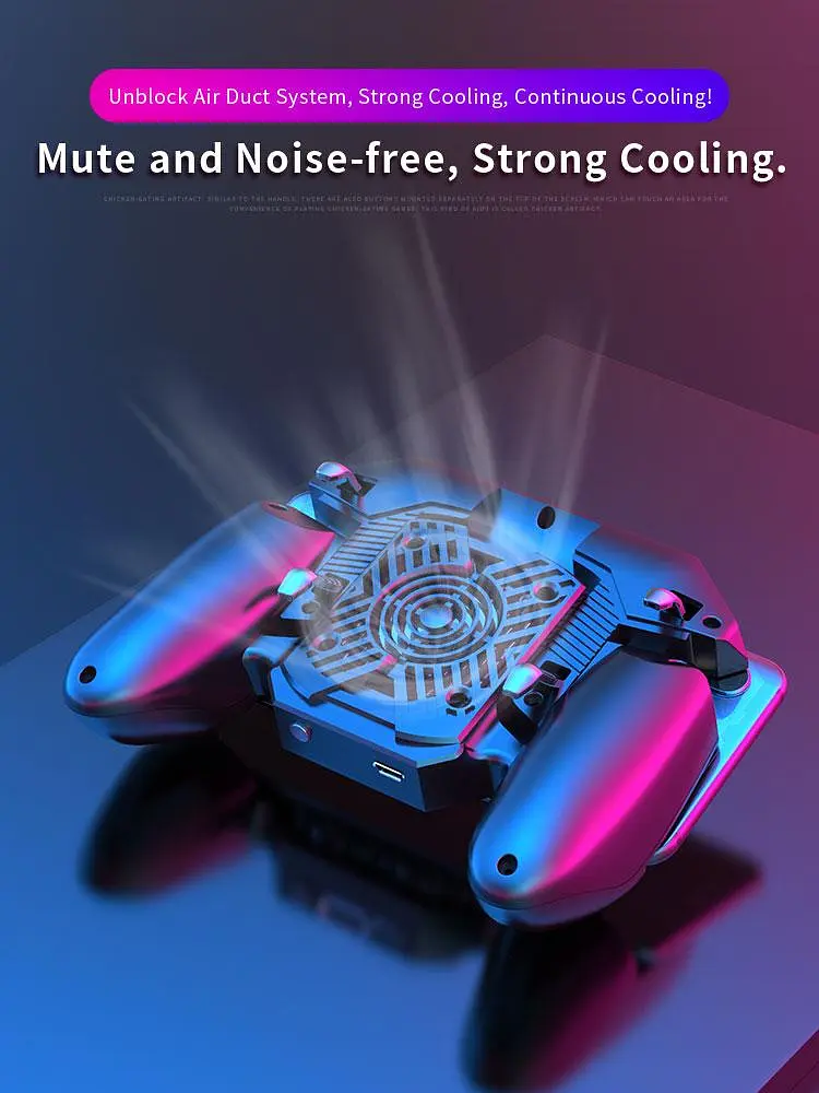 Джойстик для телефону з охолодженням Memo DL88 ігровий контролер тригер Black (18537) - фото 7