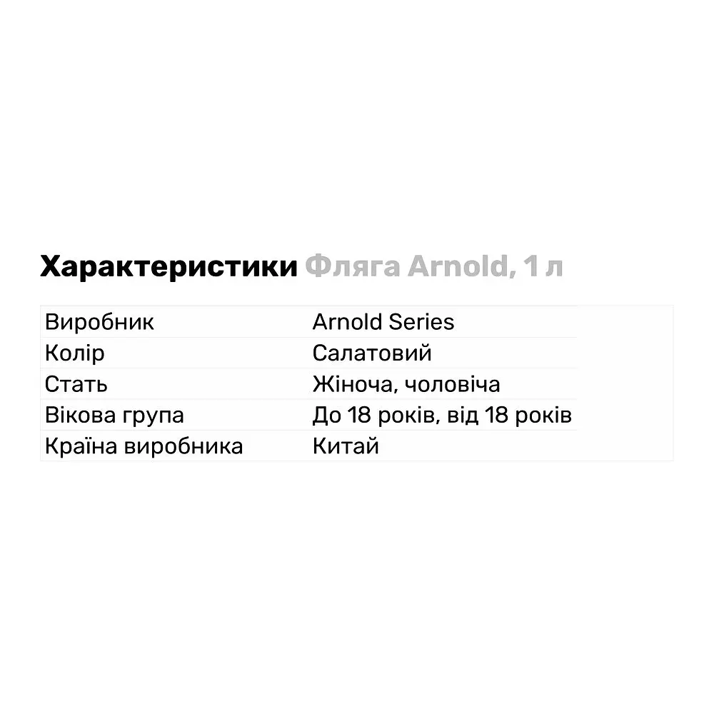 Пляшка MusclePharm Arnold Hydrator 1 л - фото 2