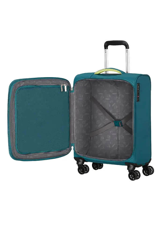 Валіза 55 См American Tourister CLOUDRIDER MISTY TEAL 55x40x23(25) MJ4*04004 - фото 2