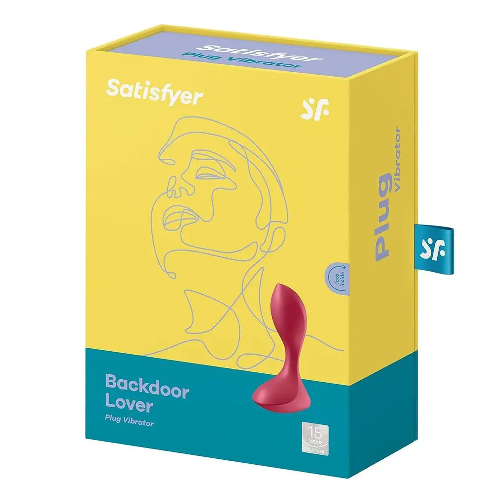 Анальна пробка з вібрацією Satisfyer Backdoor 11.5 см (червоний) - фото 6